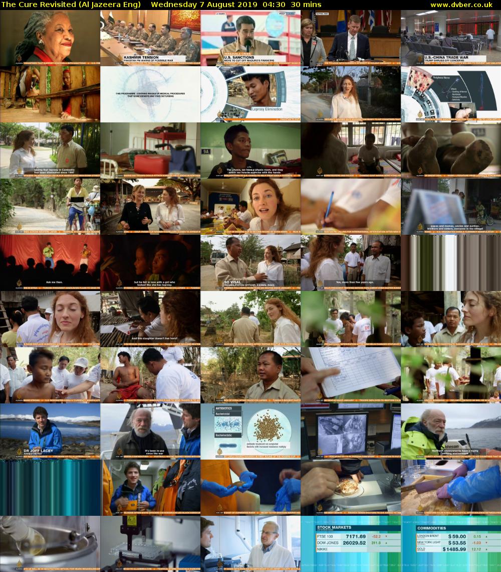 The Cure Revisited (Al Jazeera Eng) Wednesday 7 August 2019 04:30 - 05:00