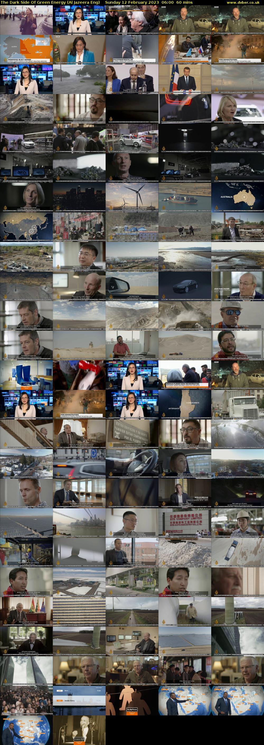 The Dark Side Of Green Energy (Al Jazeera Eng) Sunday 12 February 2023 06:00 - 07:00