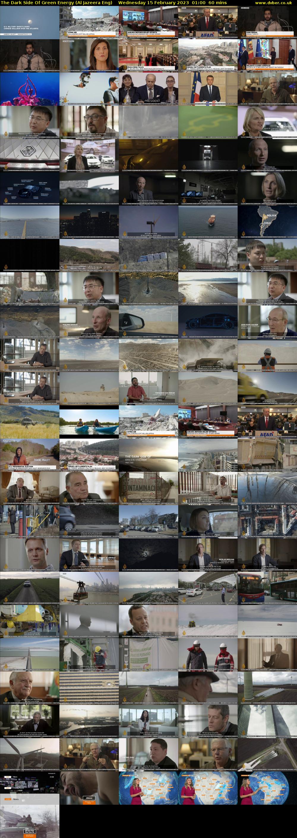 The Dark Side Of Green Energy (Al Jazeera Eng) Wednesday 15 February 2023 01:00 - 02:00