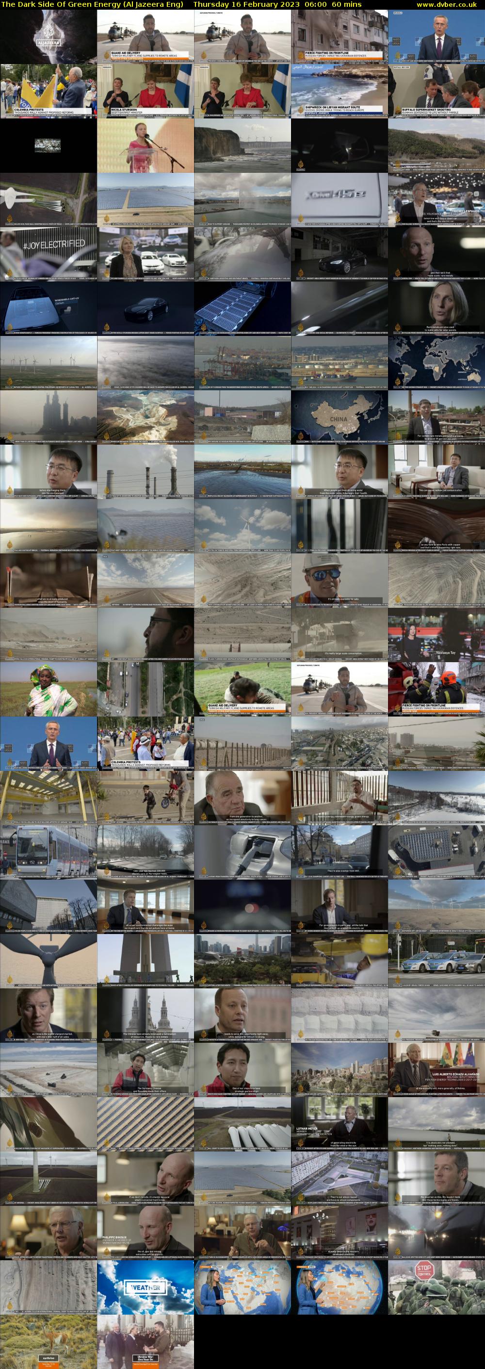 The Dark Side Of Green Energy (Al Jazeera Eng) Thursday 16 February 2023 06:00 - 07:00