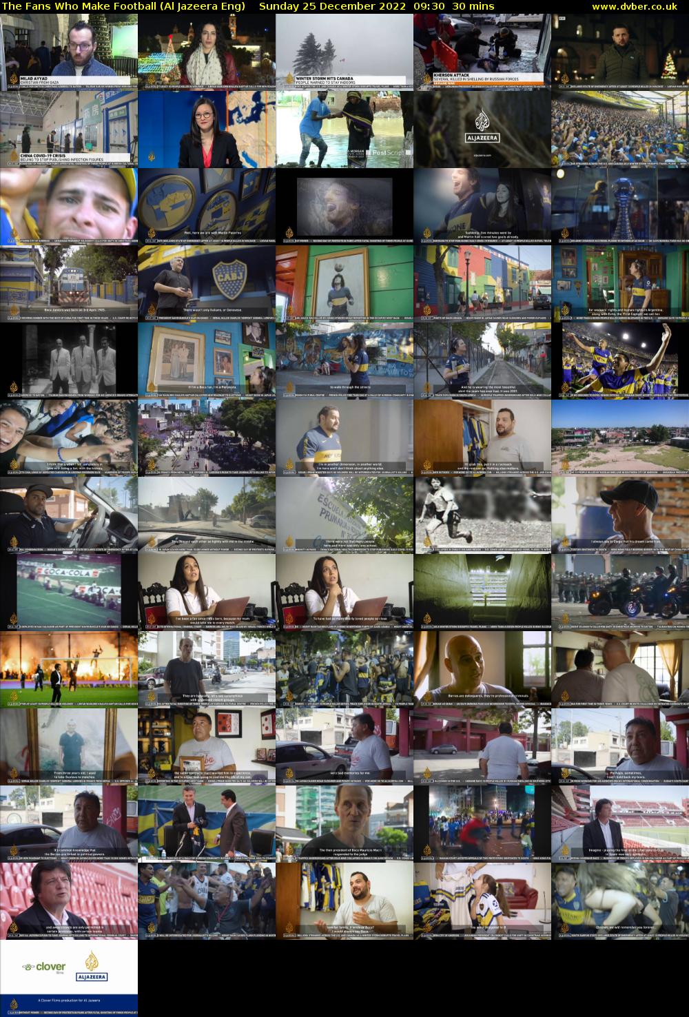 The Fans Who Make Football (Al Jazeera Eng) Sunday 25 December 2022 09:30 - 10:00