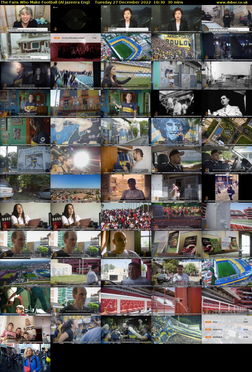 The Fans Who Make Football (Al Jazeera Eng) Tuesday 27 December 2022 16:30 - 17:00