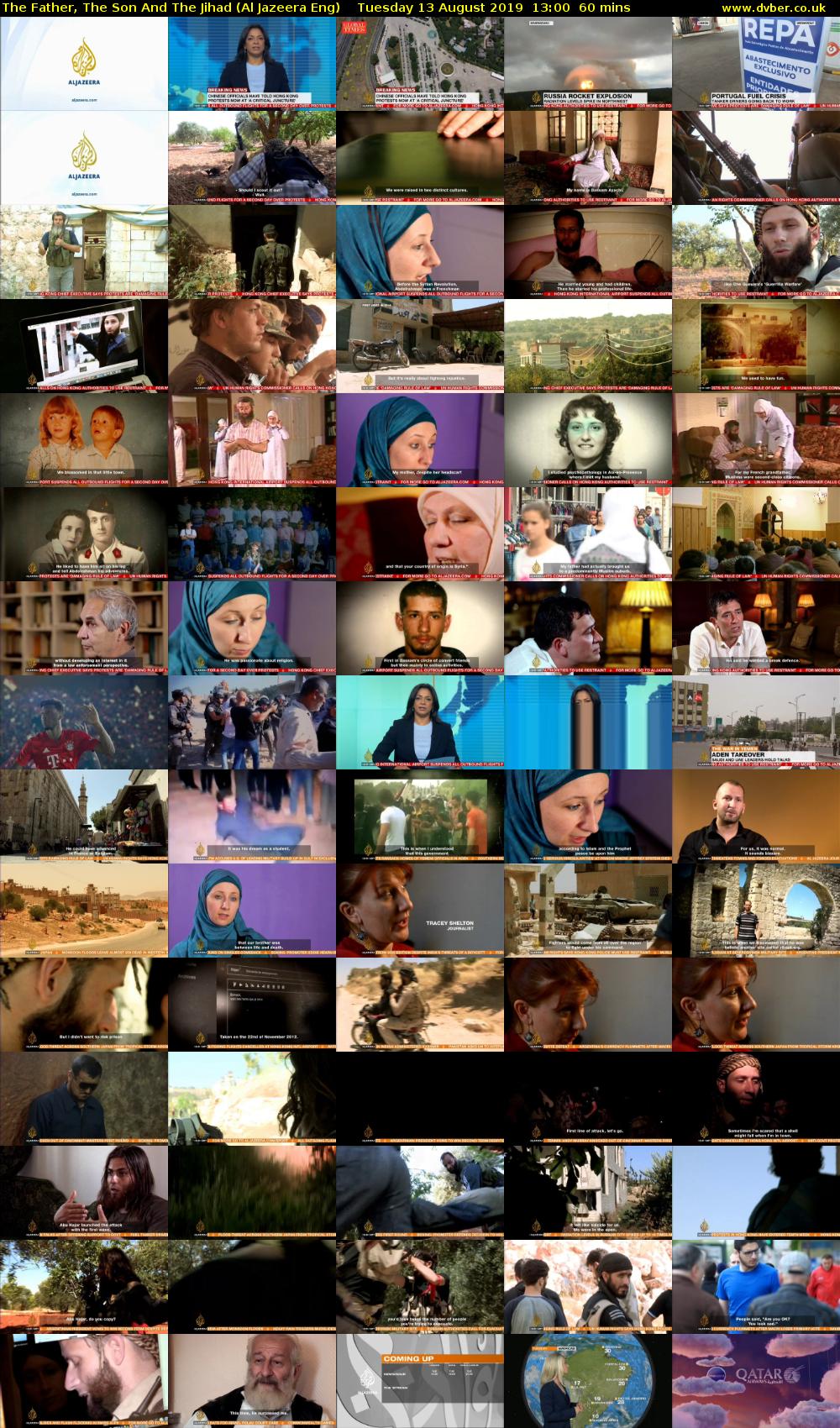 The Father, The Son And The Jihad (Al Jazeera Eng) Tuesday 13 August 2019 13:00 - 14:00
