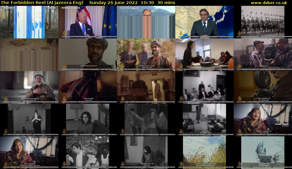 The Forbidden Reel (Al Jazeera Eng) Sunday 26 June 2022 10:30 - 11:00