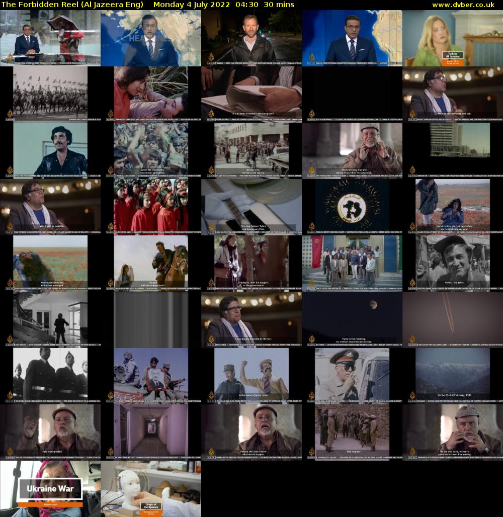 The Forbidden Reel (Al Jazeera Eng) Monday 4 July 2022 04:30 - 05:00
