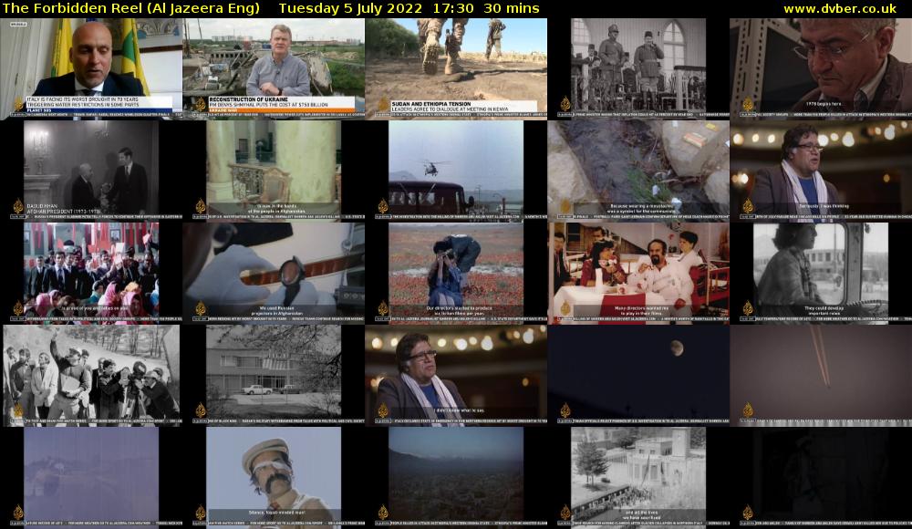 The Forbidden Reel (Al Jazeera Eng) Tuesday 5 July 2022 17:30 - 18:00