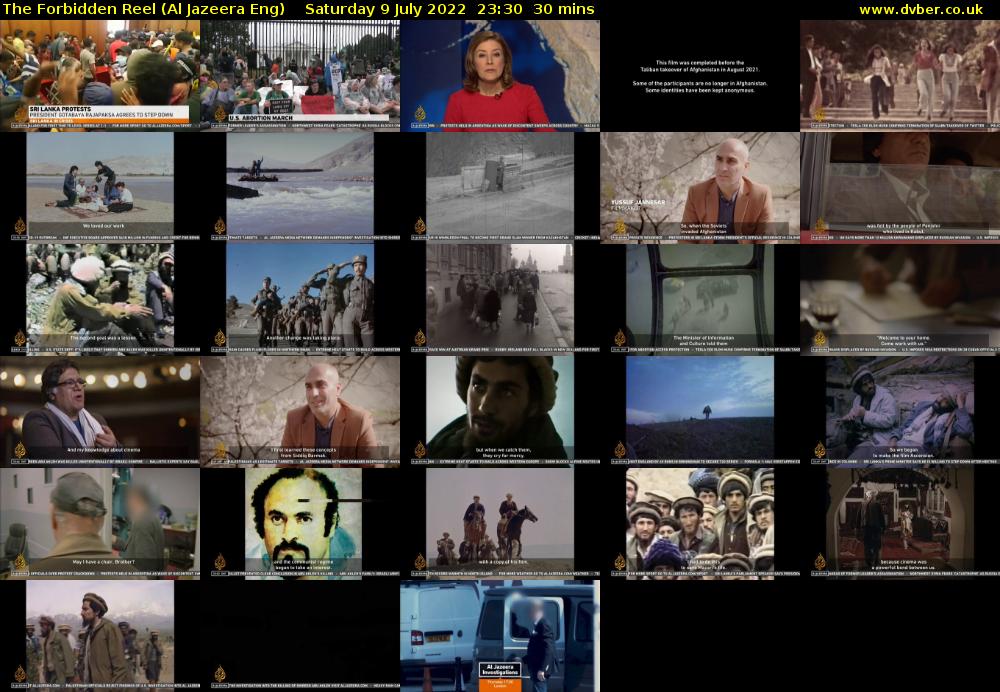 The Forbidden Reel (Al Jazeera Eng) Saturday 9 July 2022 23:30 - 00:00