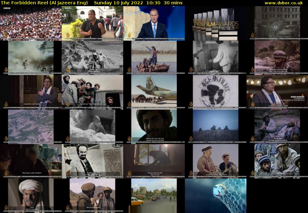 The Forbidden Reel (Al Jazeera Eng) Sunday 10 July 2022 10:30 - 11:00