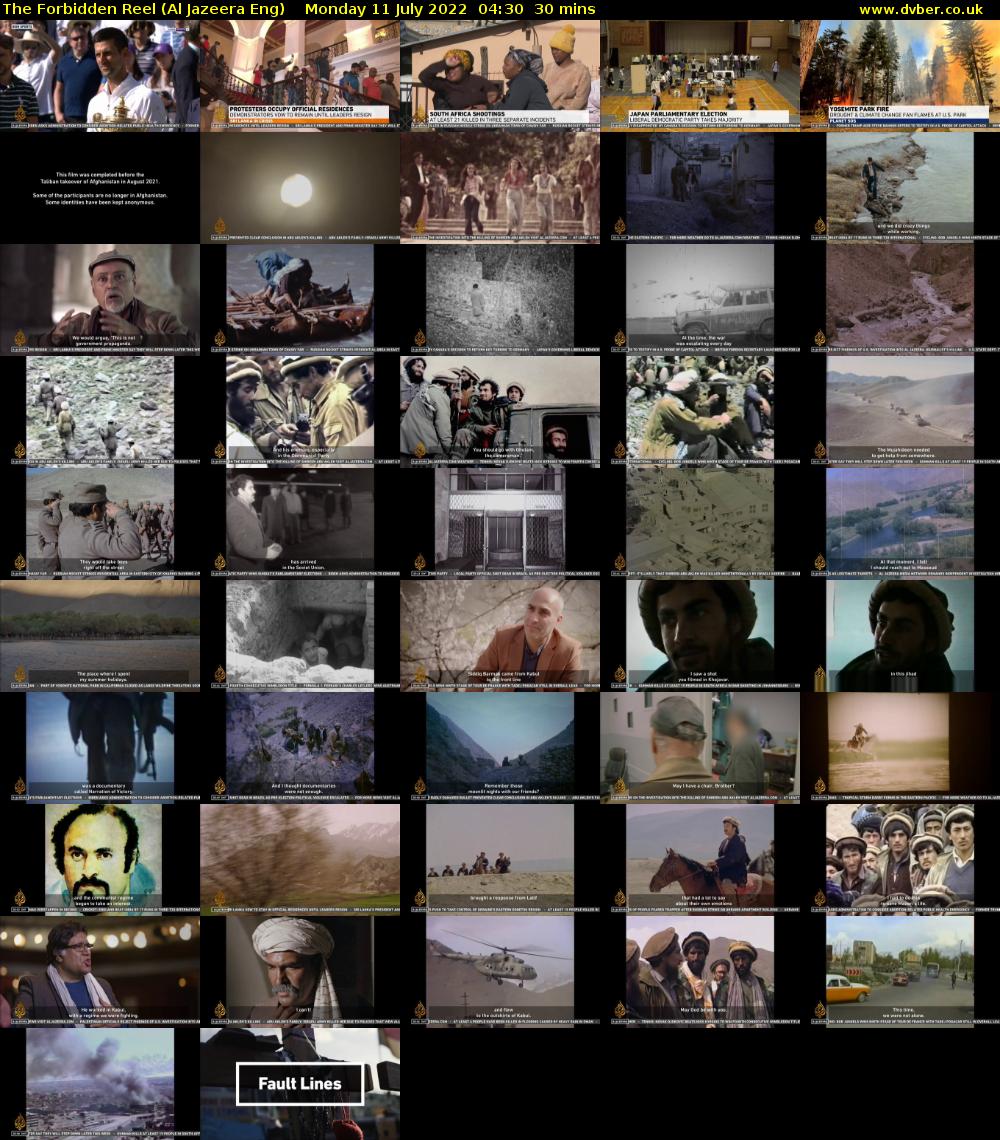 The Forbidden Reel (Al Jazeera Eng) Monday 11 July 2022 04:30 - 05:00
