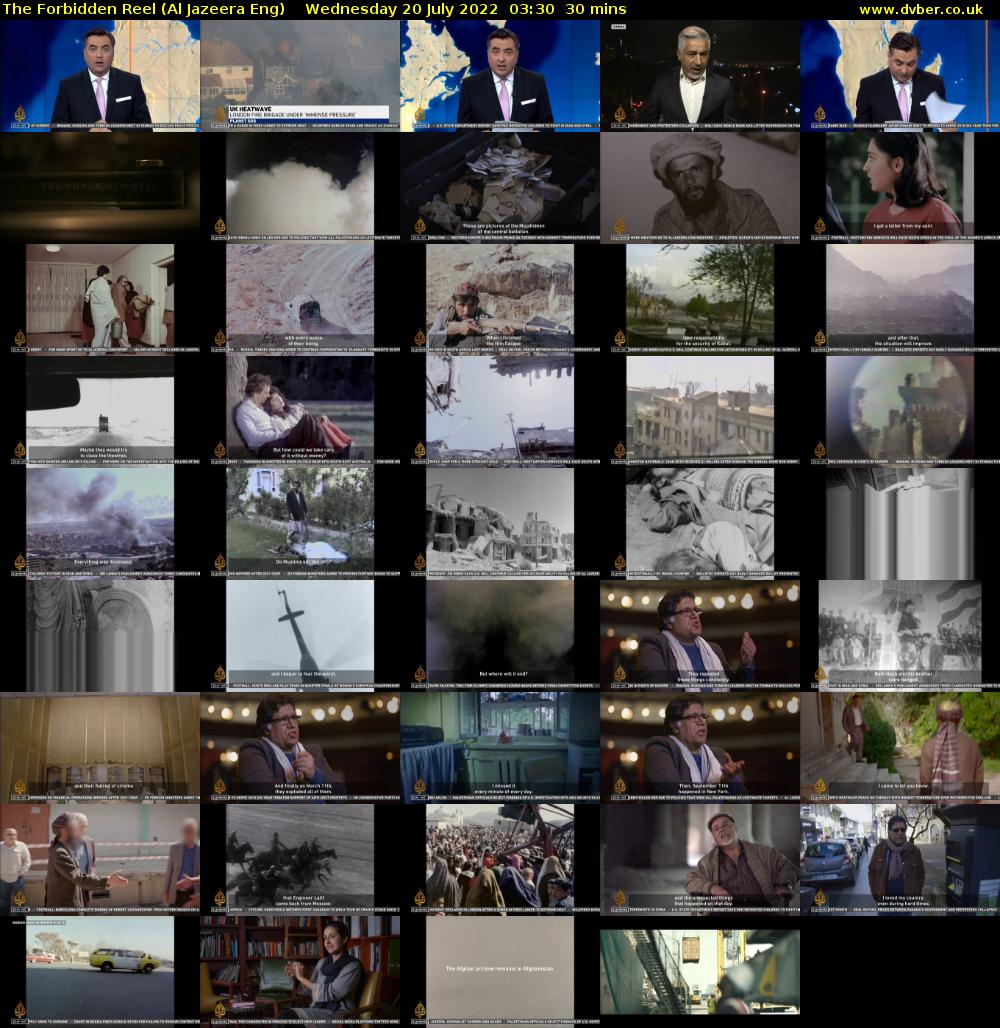 The Forbidden Reel (Al Jazeera Eng) Wednesday 20 July 2022 03:30 - 04:00