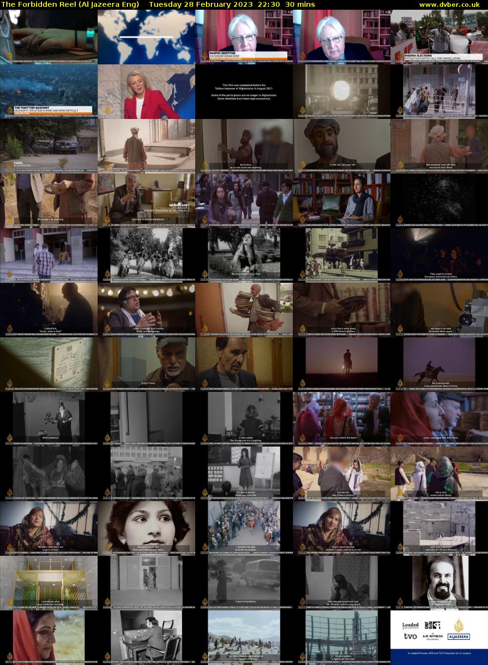 The Forbidden Reel (Al Jazeera Eng) Tuesday 28 February 2023 22:30 - 23:00