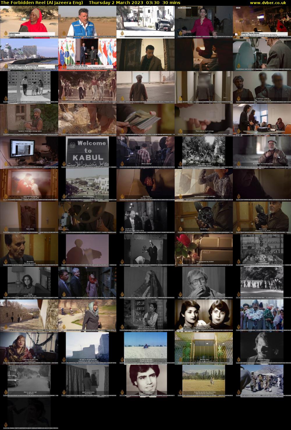 The Forbidden Reel (Al Jazeera Eng) Thursday 2 March 2023 03:30 - 04:00