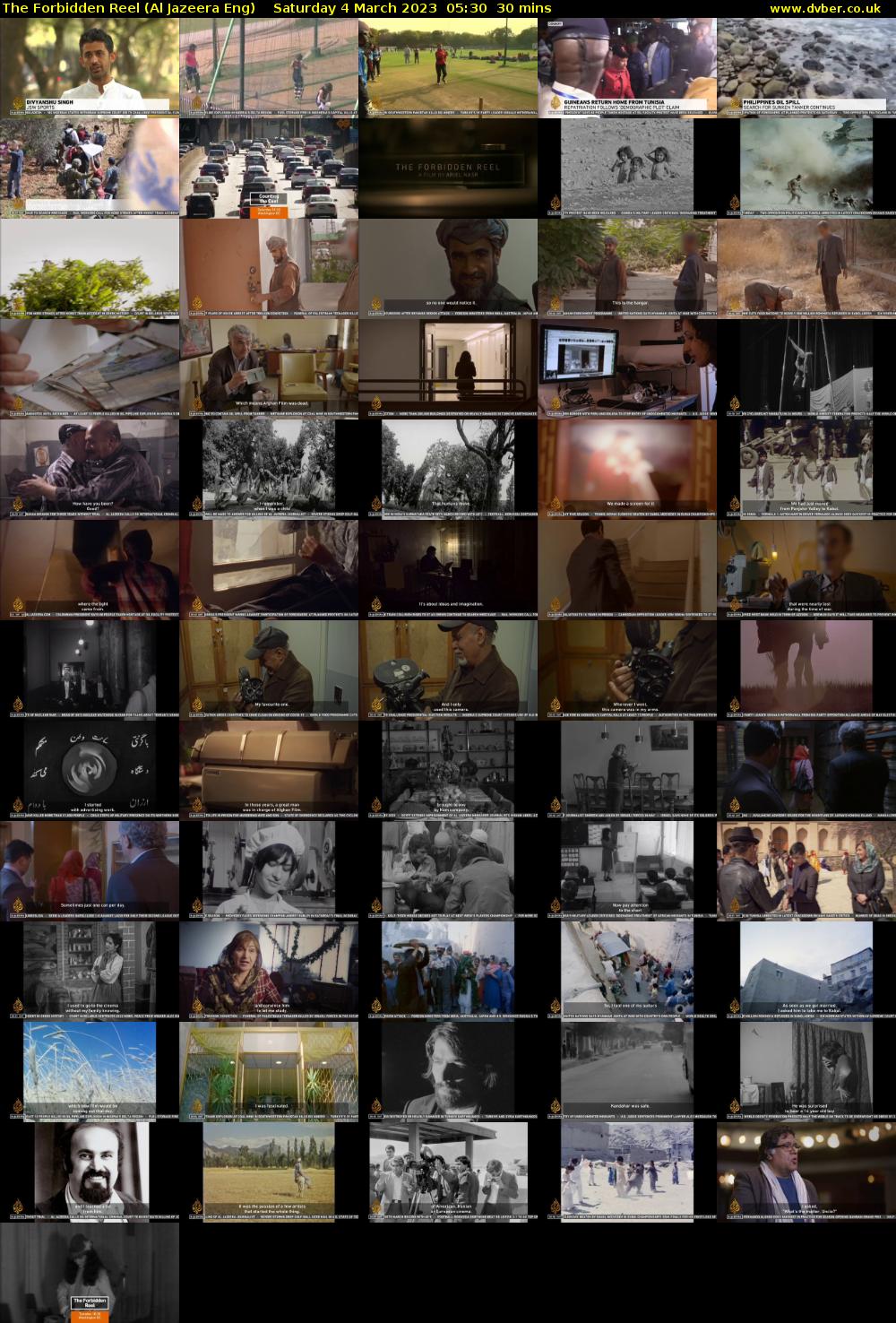 The Forbidden Reel (Al Jazeera Eng) Saturday 4 March 2023 05:30 - 06:00
