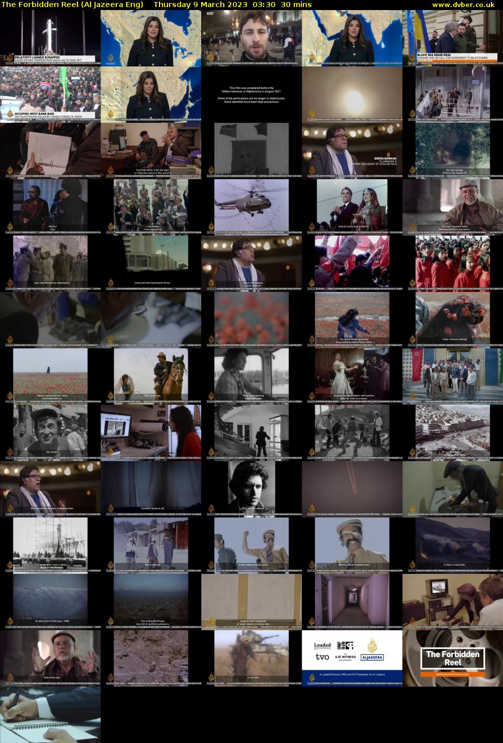 The Forbidden Reel (Al Jazeera Eng) Thursday 9 March 2023 03:30 - 04:00