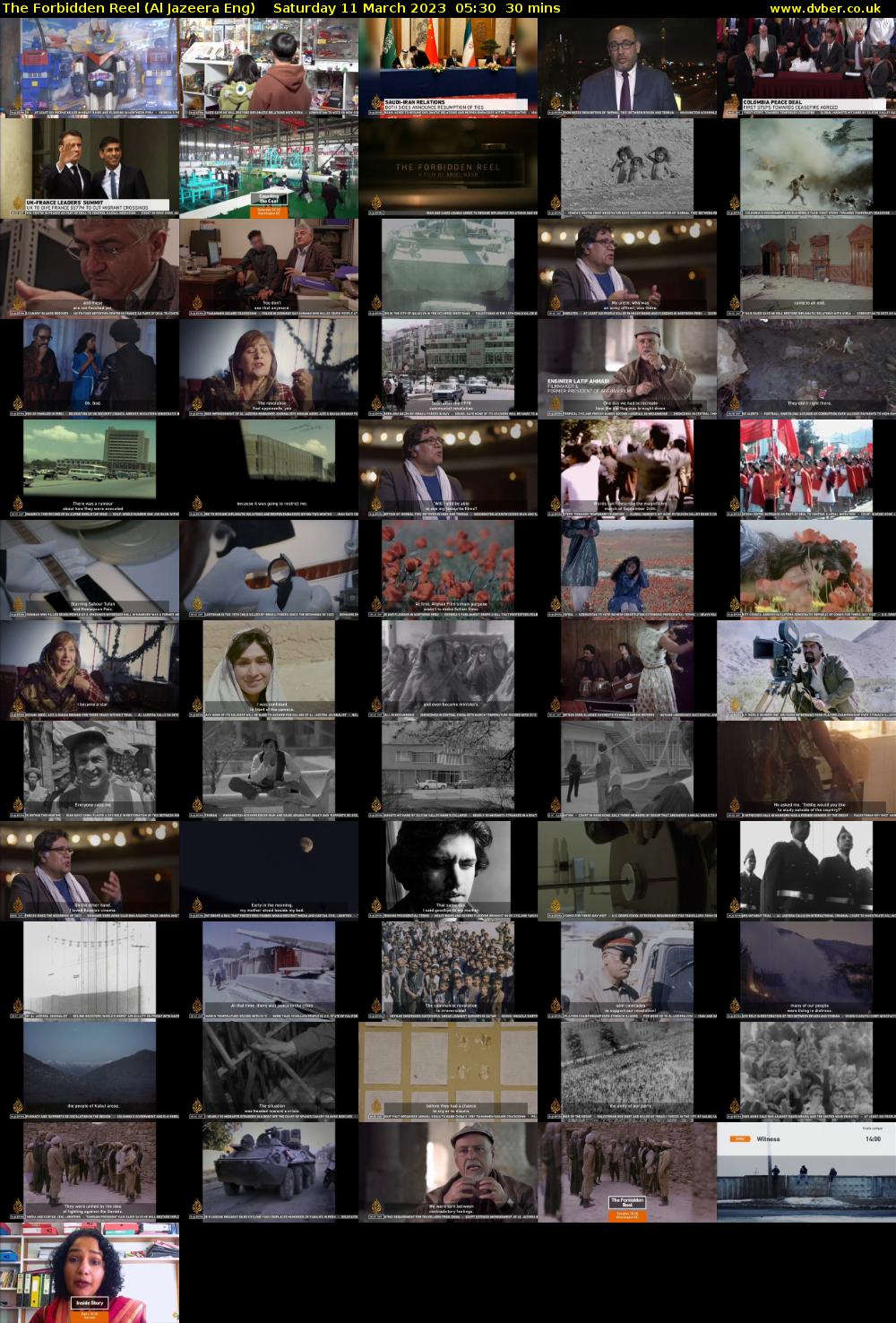The Forbidden Reel (Al Jazeera Eng) Saturday 11 March 2023 05:30 - 06:00