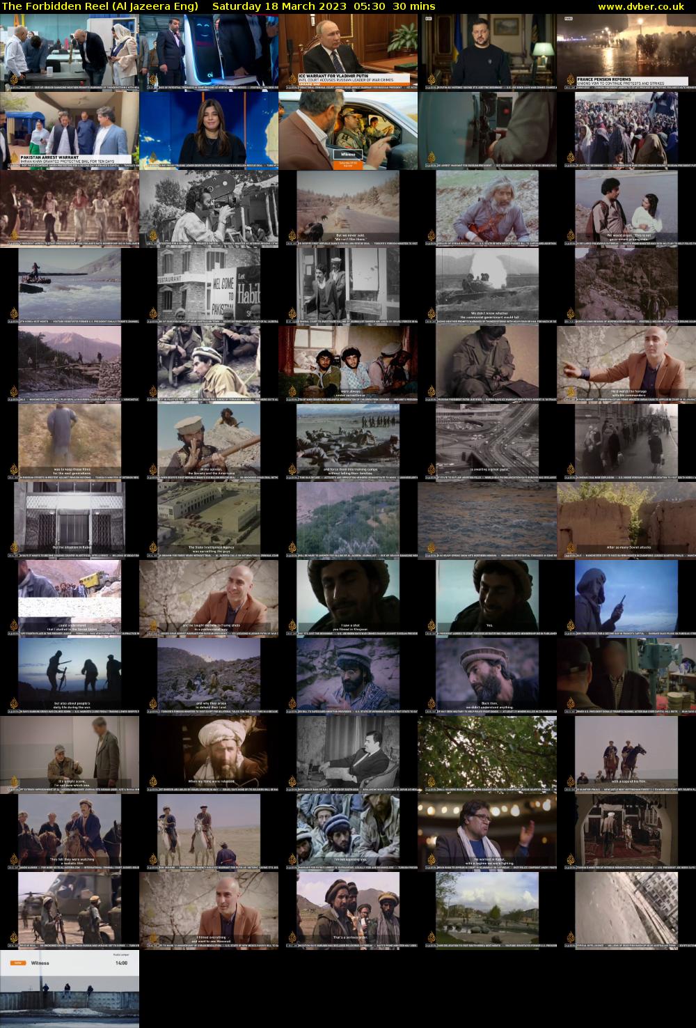 The Forbidden Reel (Al Jazeera Eng) Saturday 18 March 2023 05:30 - 06:00