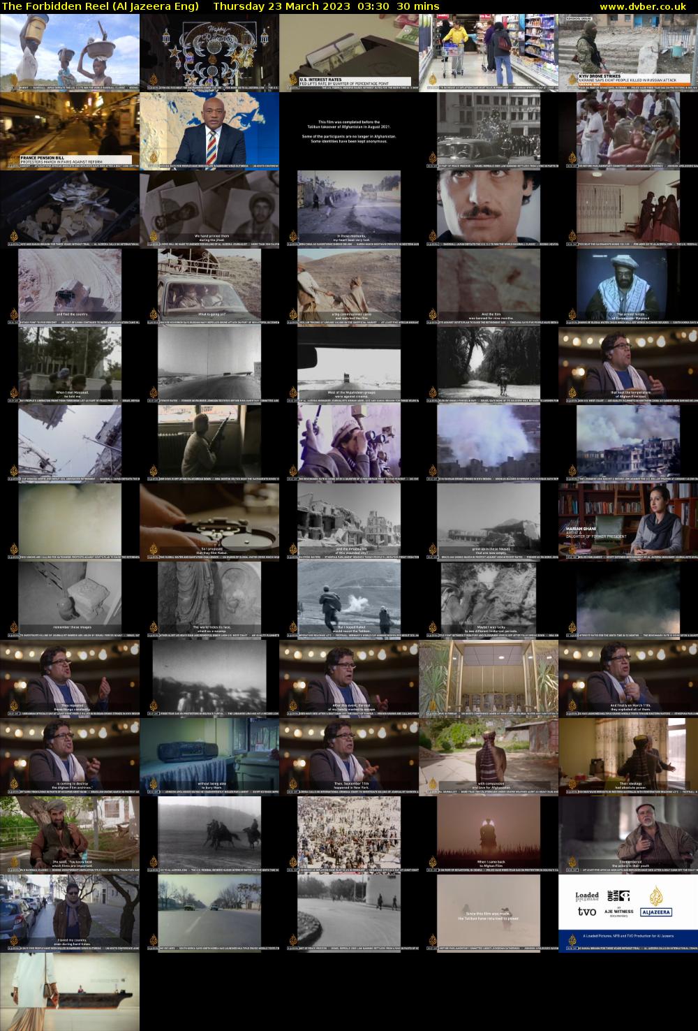The Forbidden Reel (Al Jazeera Eng) Thursday 23 March 2023 03:30 - 04:00