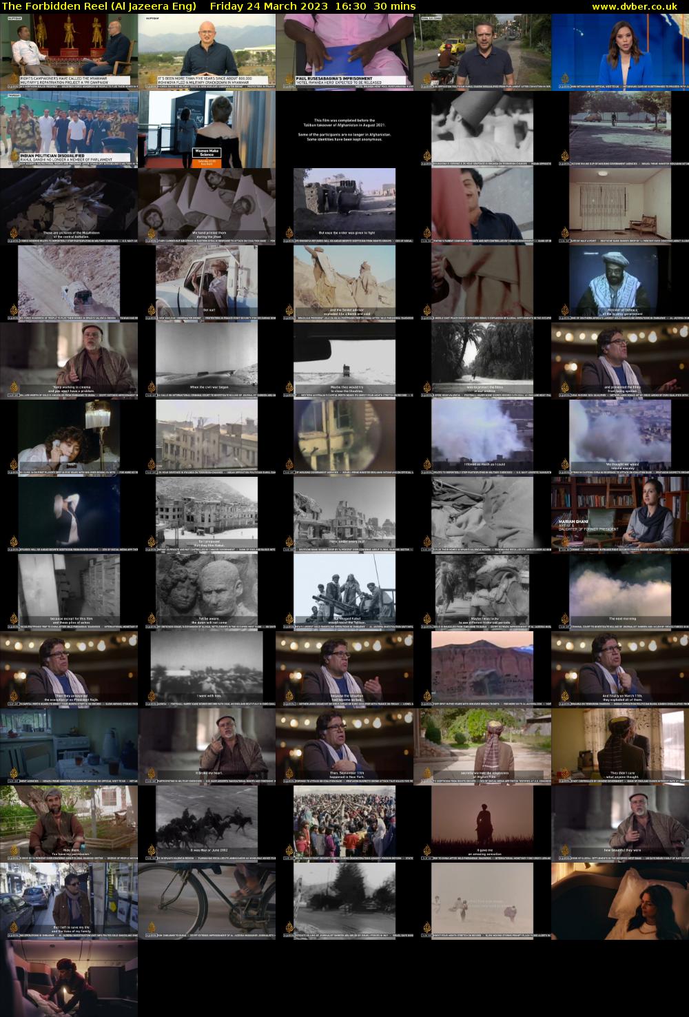 The Forbidden Reel (Al Jazeera Eng) Friday 24 March 2023 16:30 - 17:00