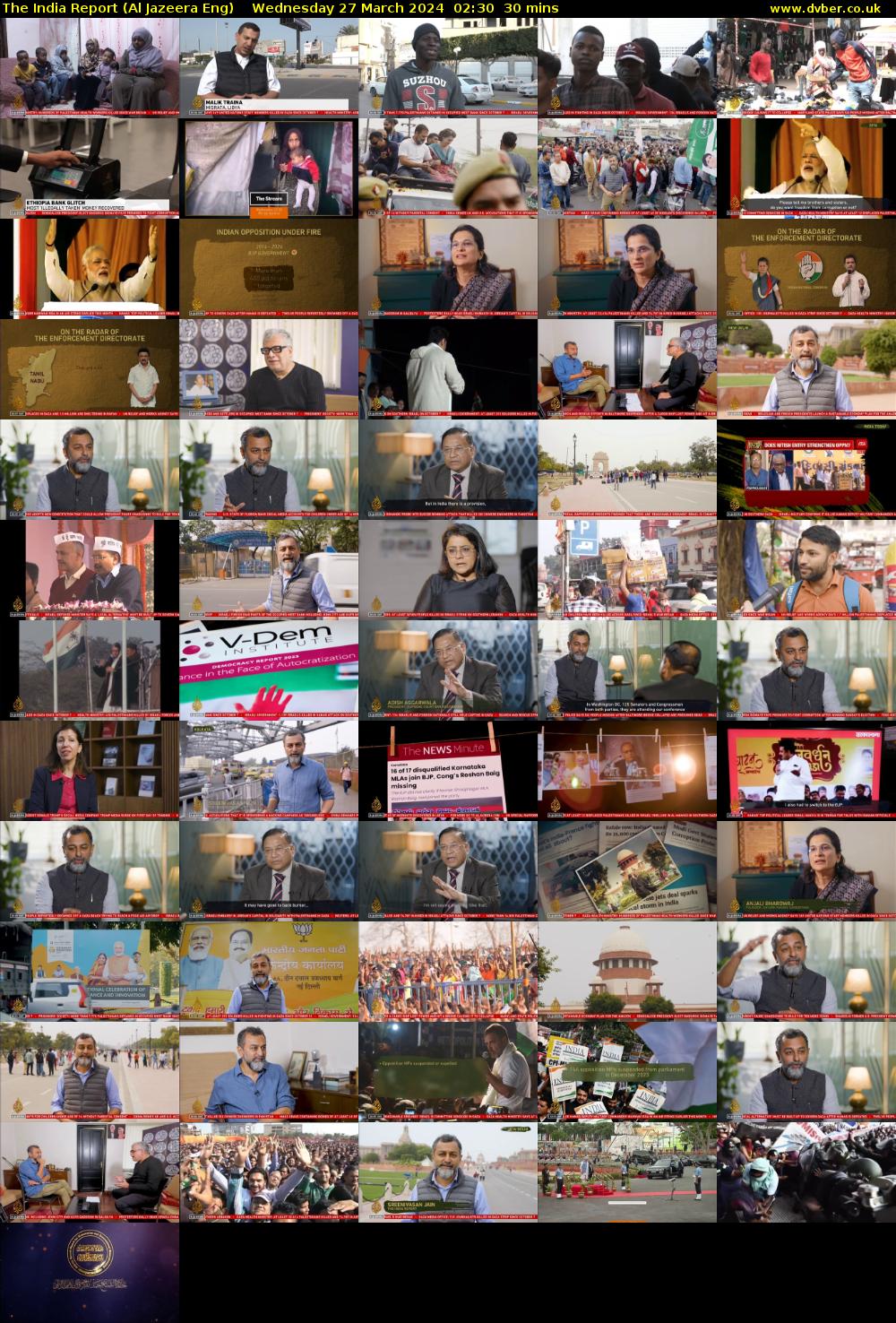 The India Report (Al Jazeera Eng) Wednesday 27 March 2024 02:30 - 03:00