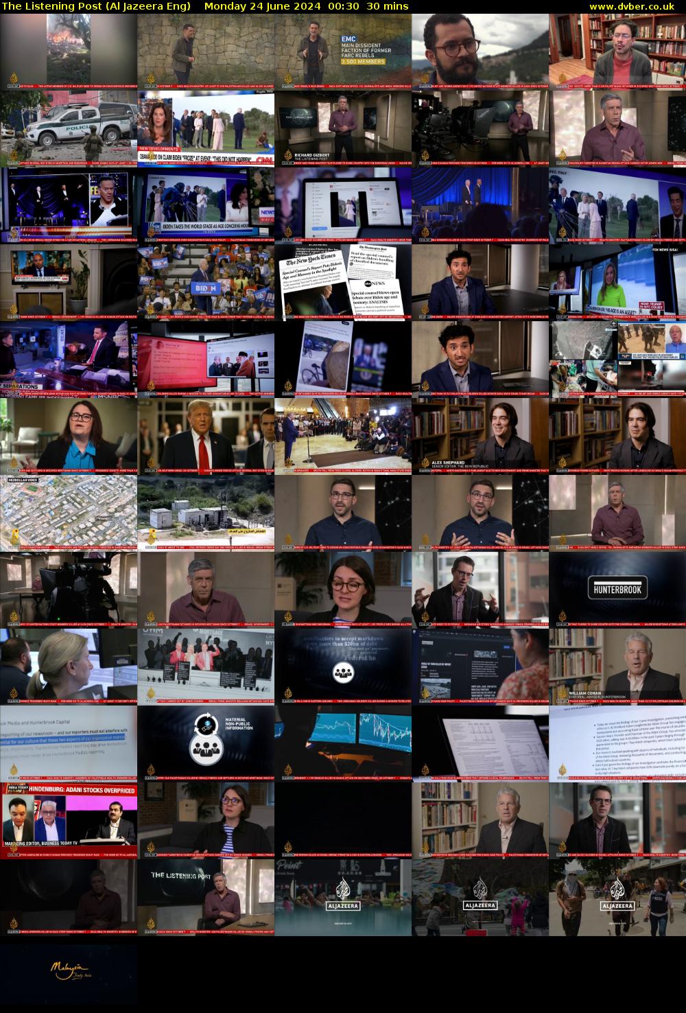 The Listening Post (Al Jazeera Eng) Monday 24 June 2024 00:30 - 01:00
