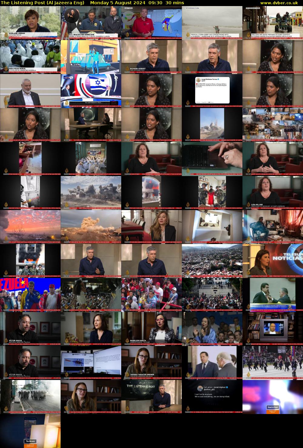 The Listening Post (Al Jazeera Eng) Monday 5 August 2024 09:30 - 10:00