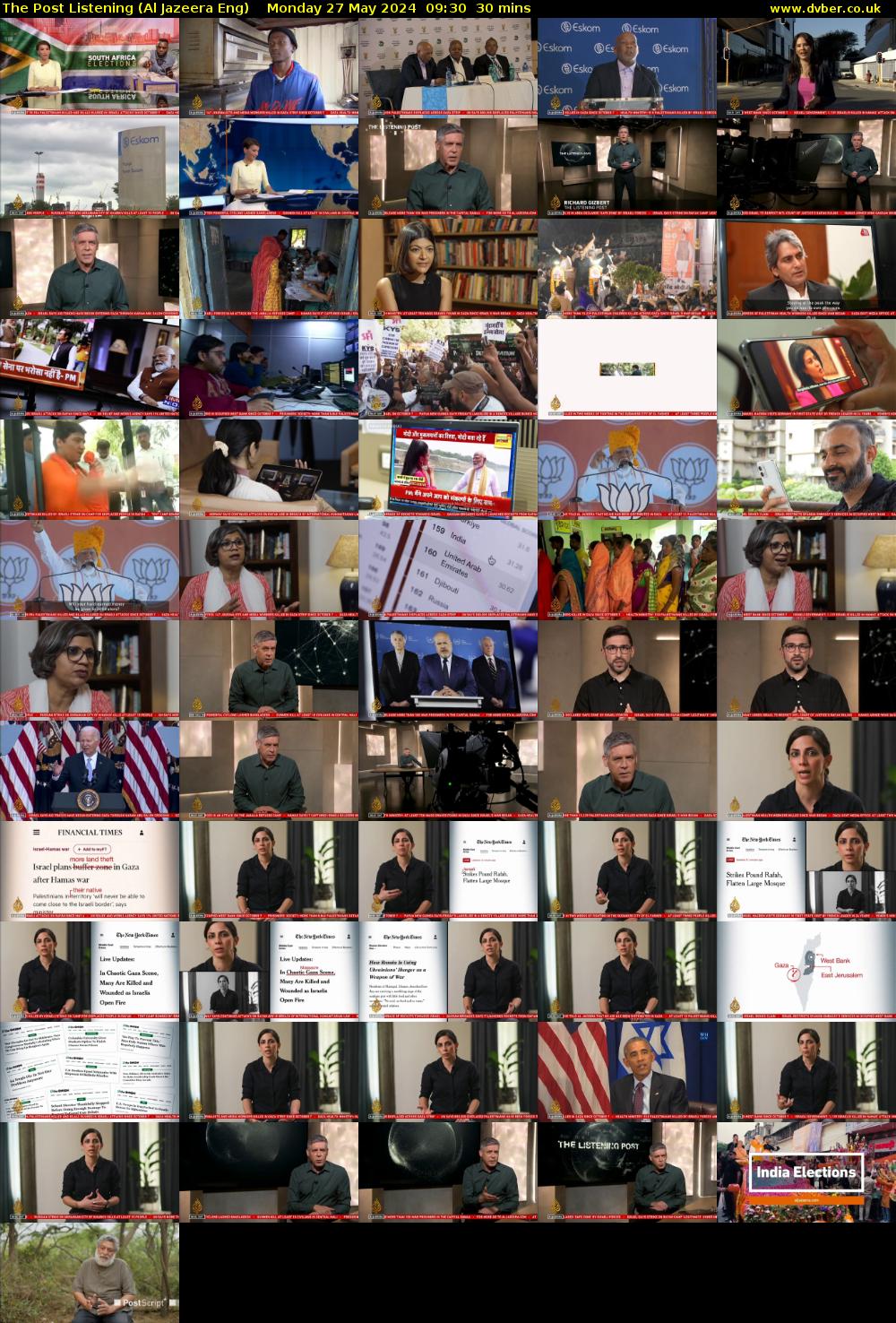 The Post Listening (Al Jazeera Eng) Monday 27 May 2024 09:30 - 10:00