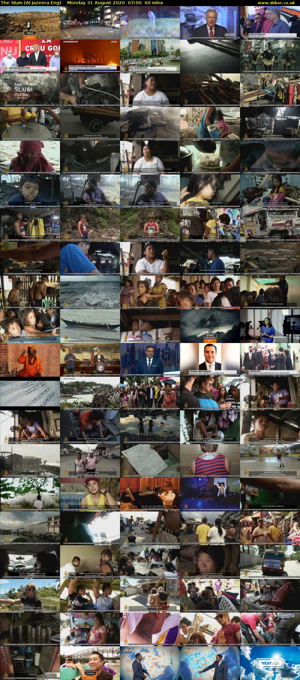 The Slum (Al Jazeera Eng) Monday 31 August 2020 07:00 - 08:00