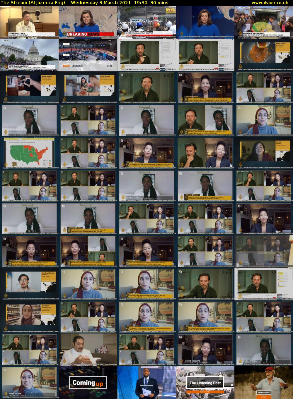 The Stream (Al Jazeera Eng) Wednesday 3 March 2021 19:30 - 20:00