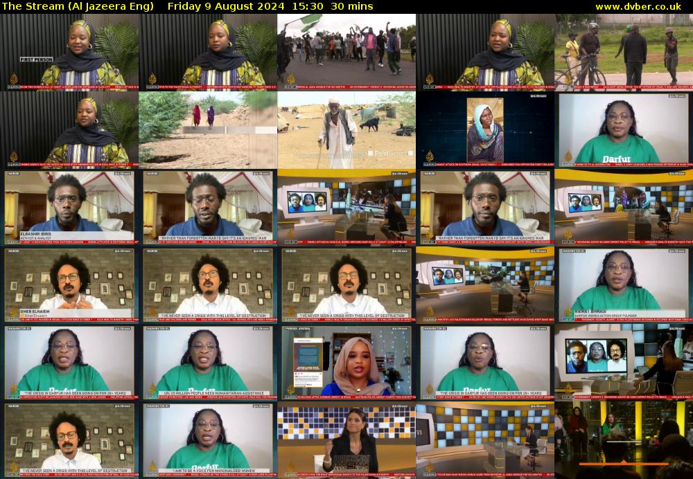The Stream (Al Jazeera Eng) Friday 9 August 2024 15:30 - 16:00