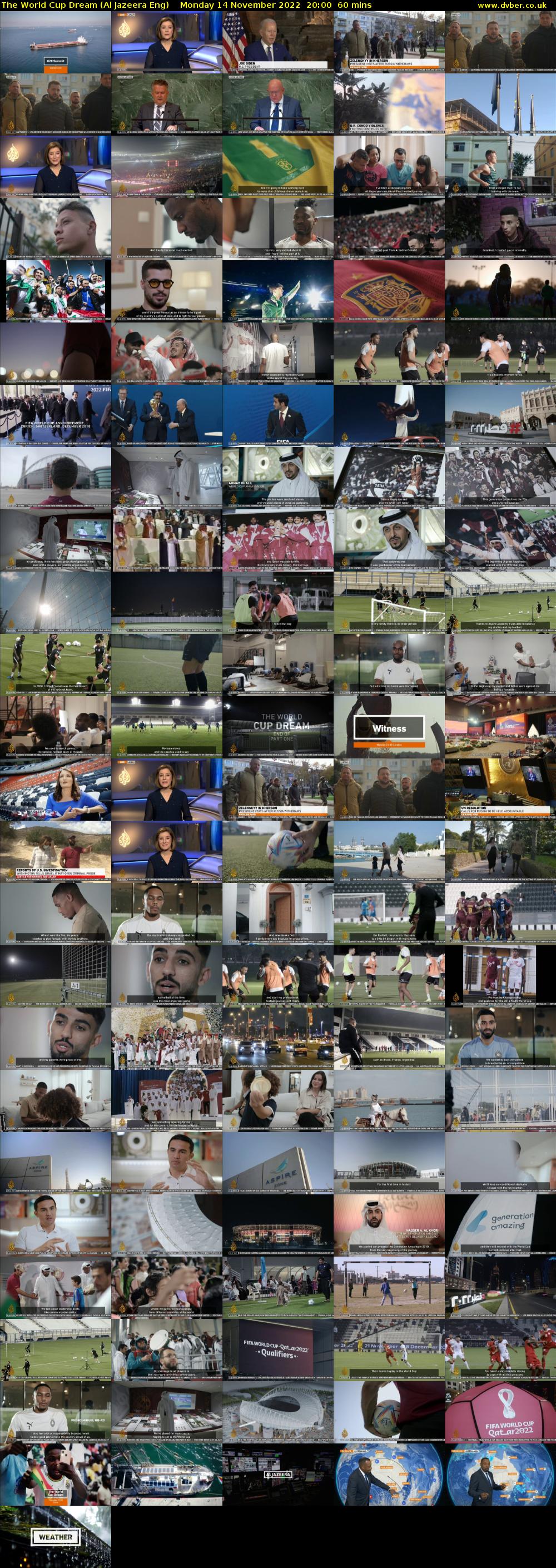 The World Cup Dream (Al Jazeera Eng) Monday 14 November 2022 20:00 - 21:00