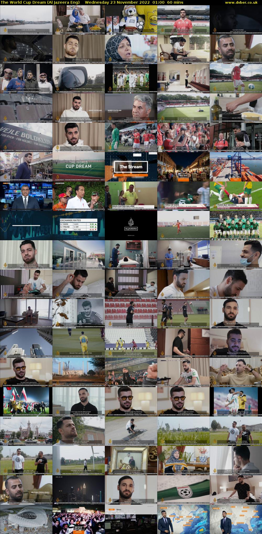 The World Cup Dream (Al Jazeera Eng) Wednesday 23 November 2022 01:00 - 02:00