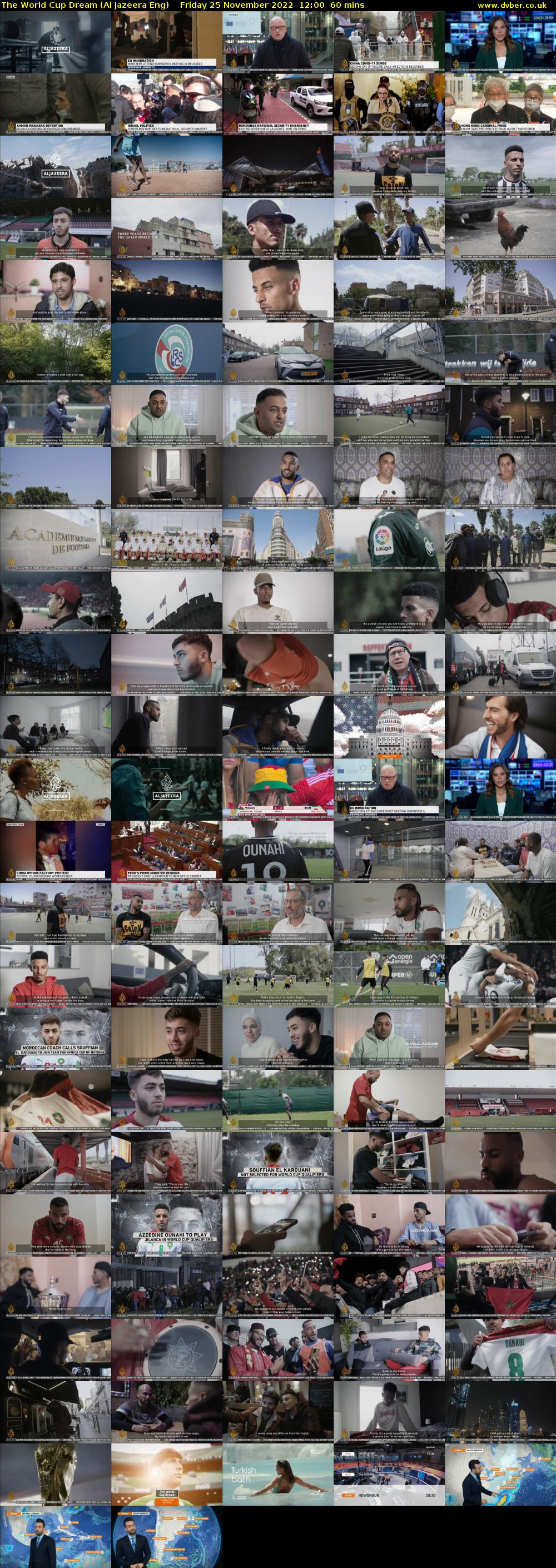 The World Cup Dream (Al Jazeera Eng) Friday 25 November 2022 12:00 - 13:00