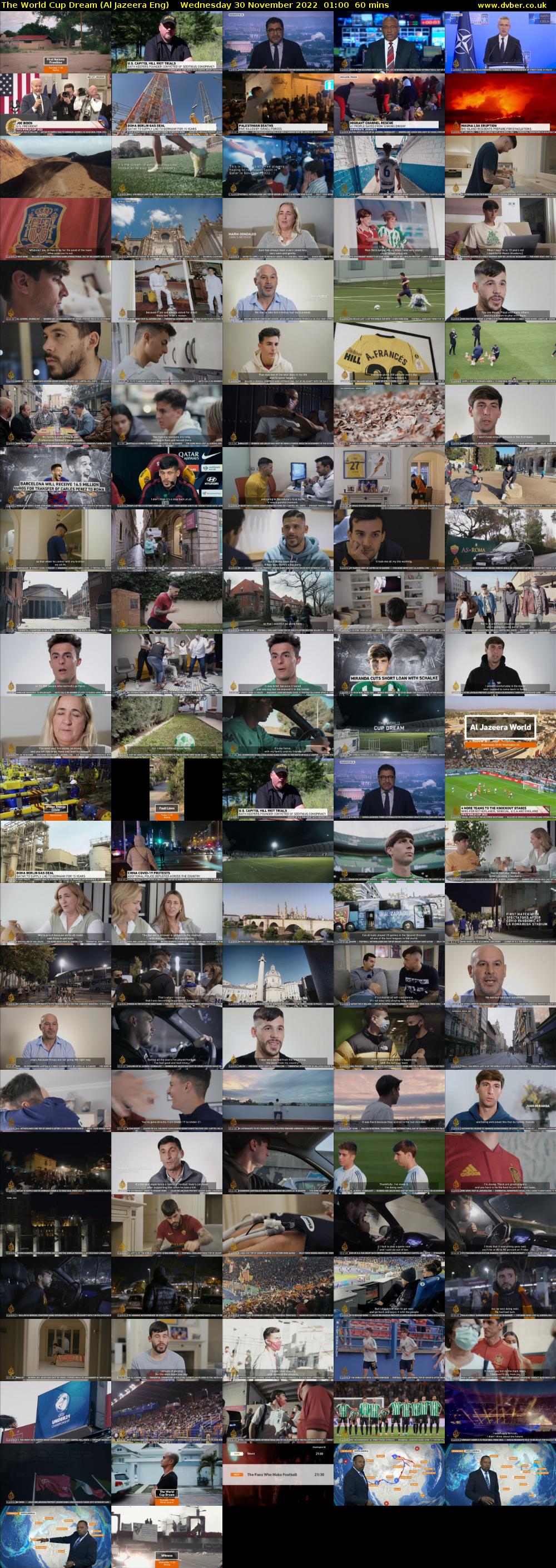 The World Cup Dream (Al Jazeera Eng) Wednesday 30 November 2022 01:00 - 02:00