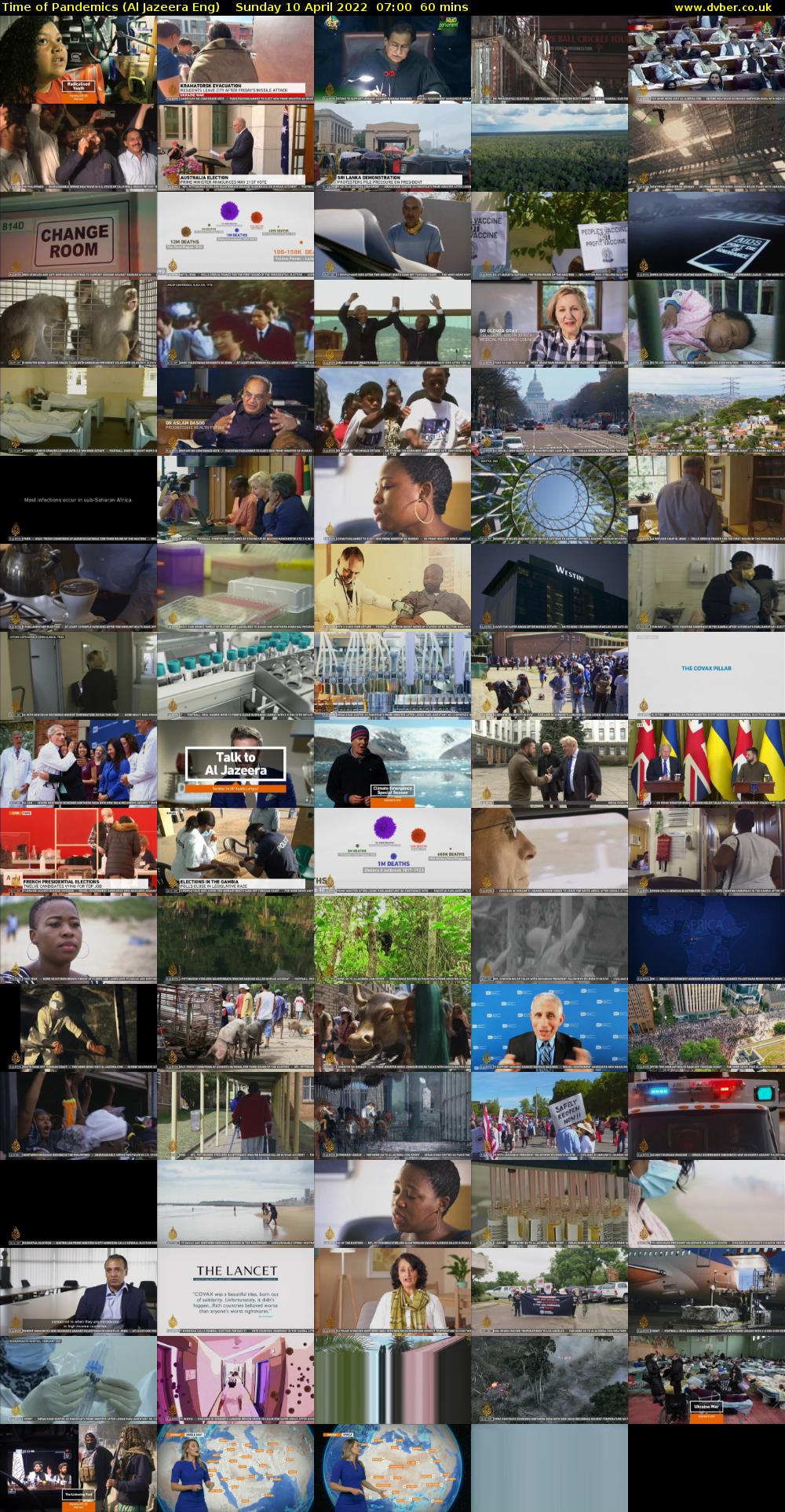 Time of Pandemics (Al Jazeera Eng) Sunday 10 April 2022 07:00 - 08:00