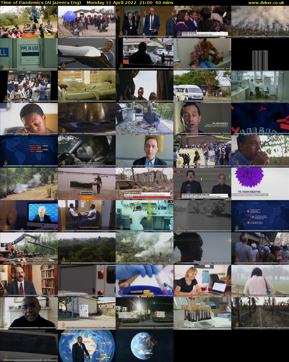 Time of Pandemics (Al Jazeera Eng) Monday 11 April 2022 21:00 - 22:00