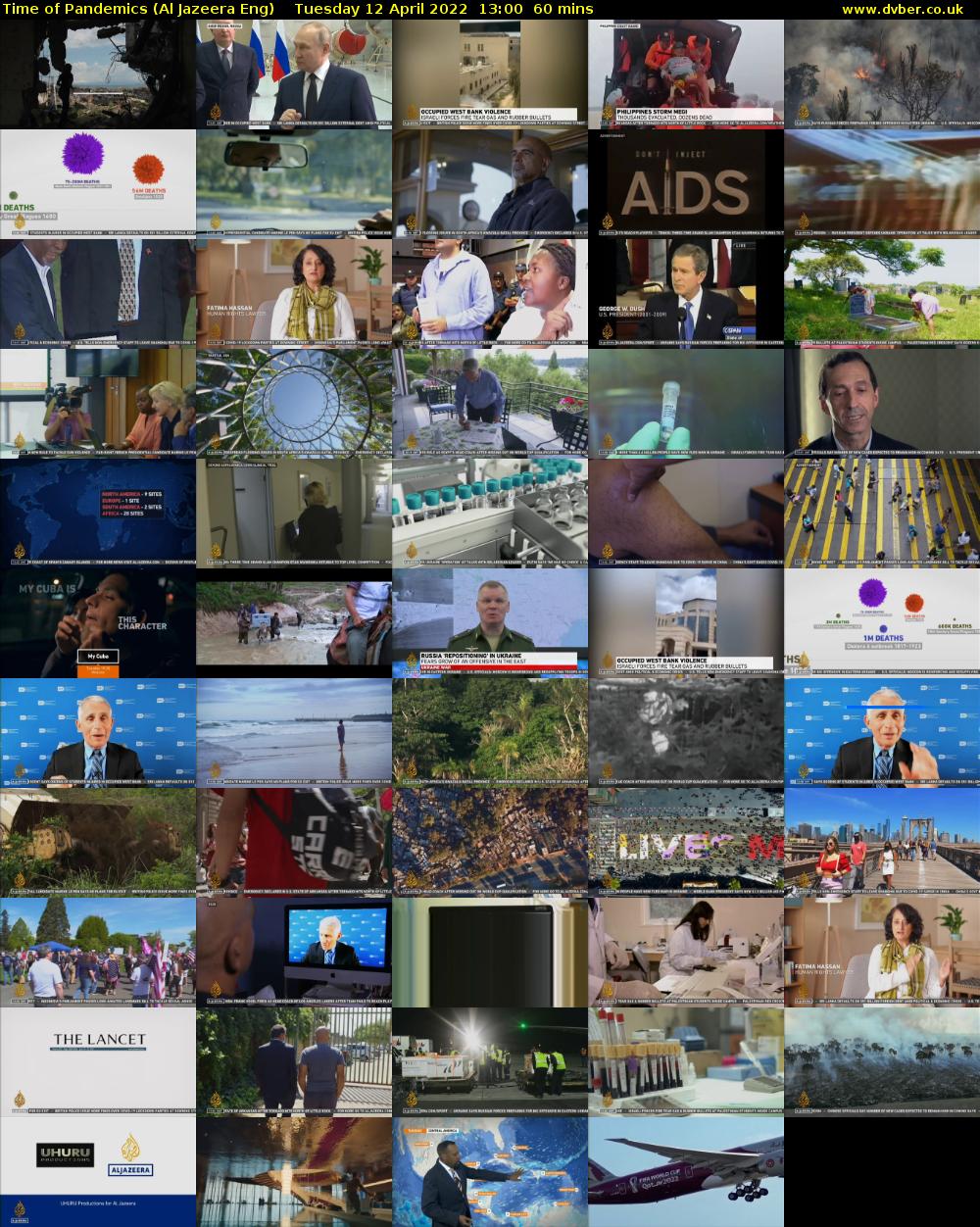 Time of Pandemics (Al Jazeera Eng) Tuesday 12 April 2022 13:00 - 14:00