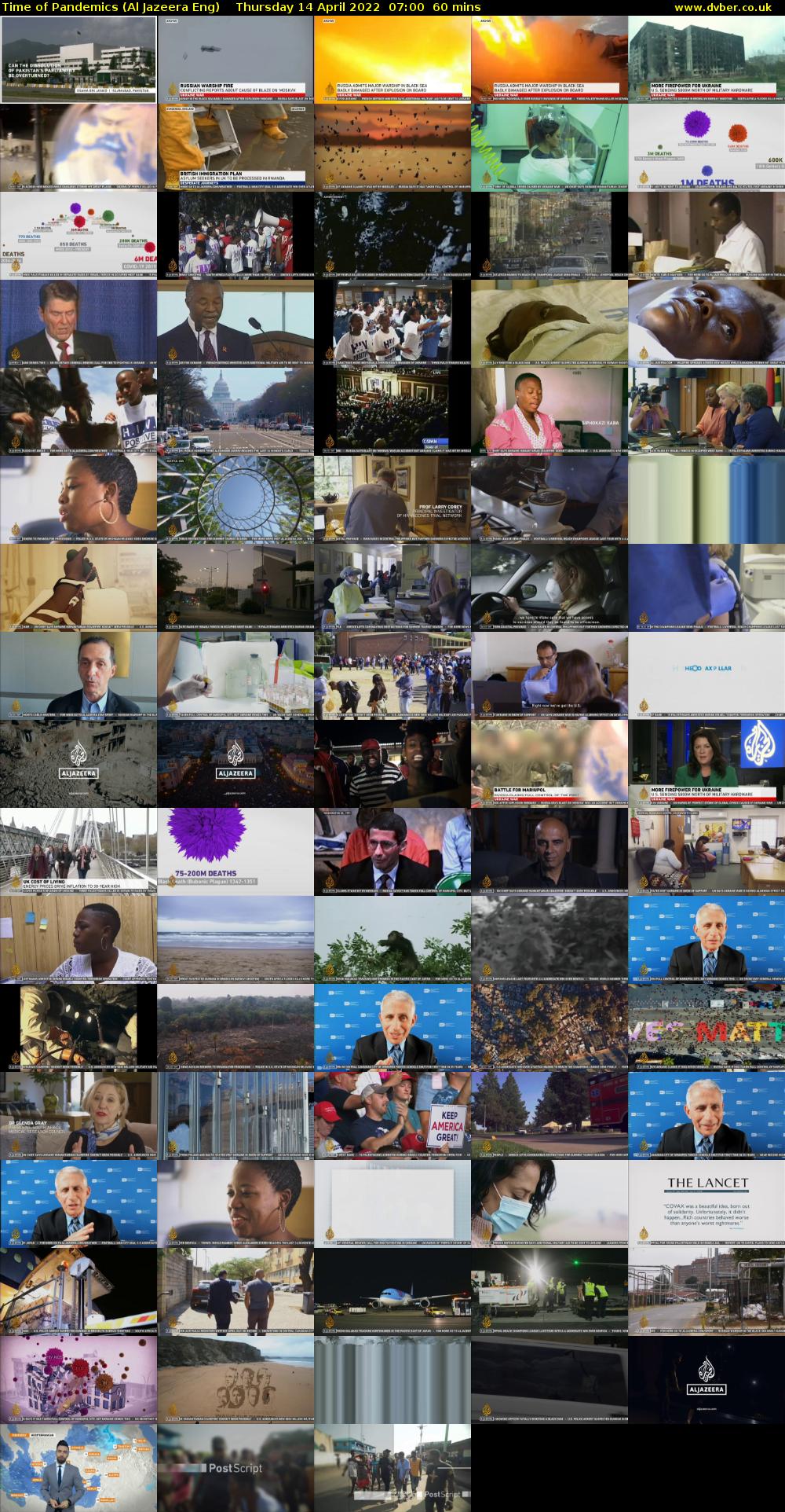 Time of Pandemics (Al Jazeera Eng) Thursday 14 April 2022 07:00 - 08:00