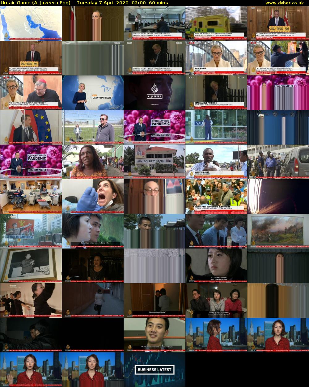 Unfair Game (Al Jazeera Eng) Tuesday 7 April 2020 02:00 - 03:00