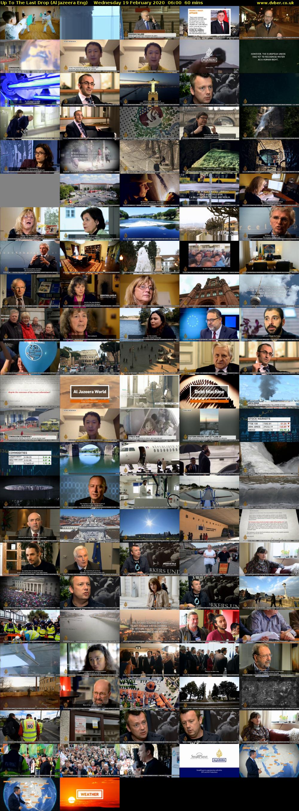 Up To The Last Drop (Al Jazeera Eng) Wednesday 19 February 2020 06:00 - 07:00