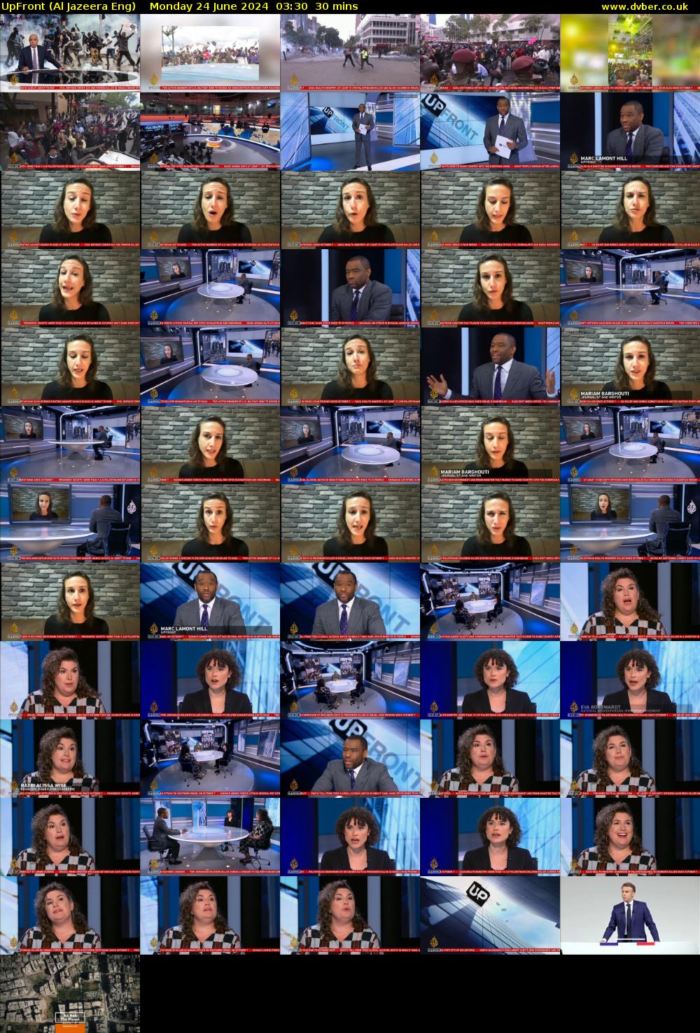 UpFront (Al Jazeera Eng) Monday 24 June 2024 03:30 - 04:00