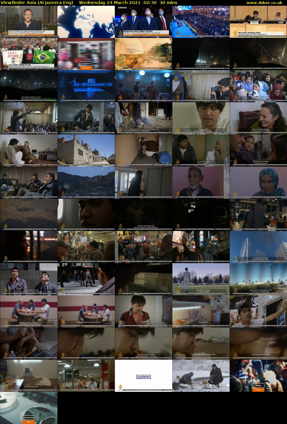 Viewfinder Asia (Al Jazeera Eng) Wednesday 24 March 2021 02:30 - 03:00