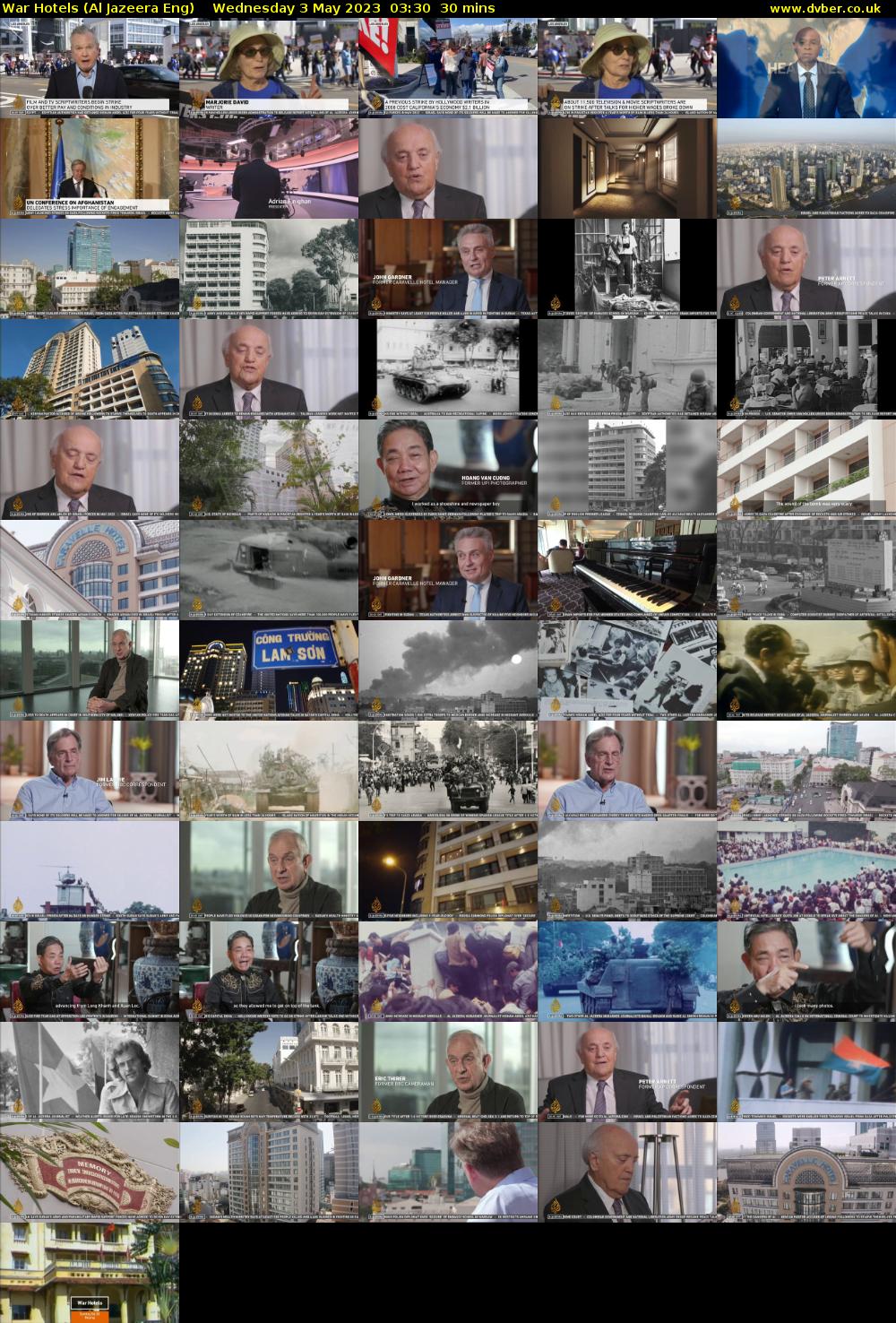 War Hotels (Al Jazeera Eng) Wednesday 3 May 2023 03:30 - 04:00
