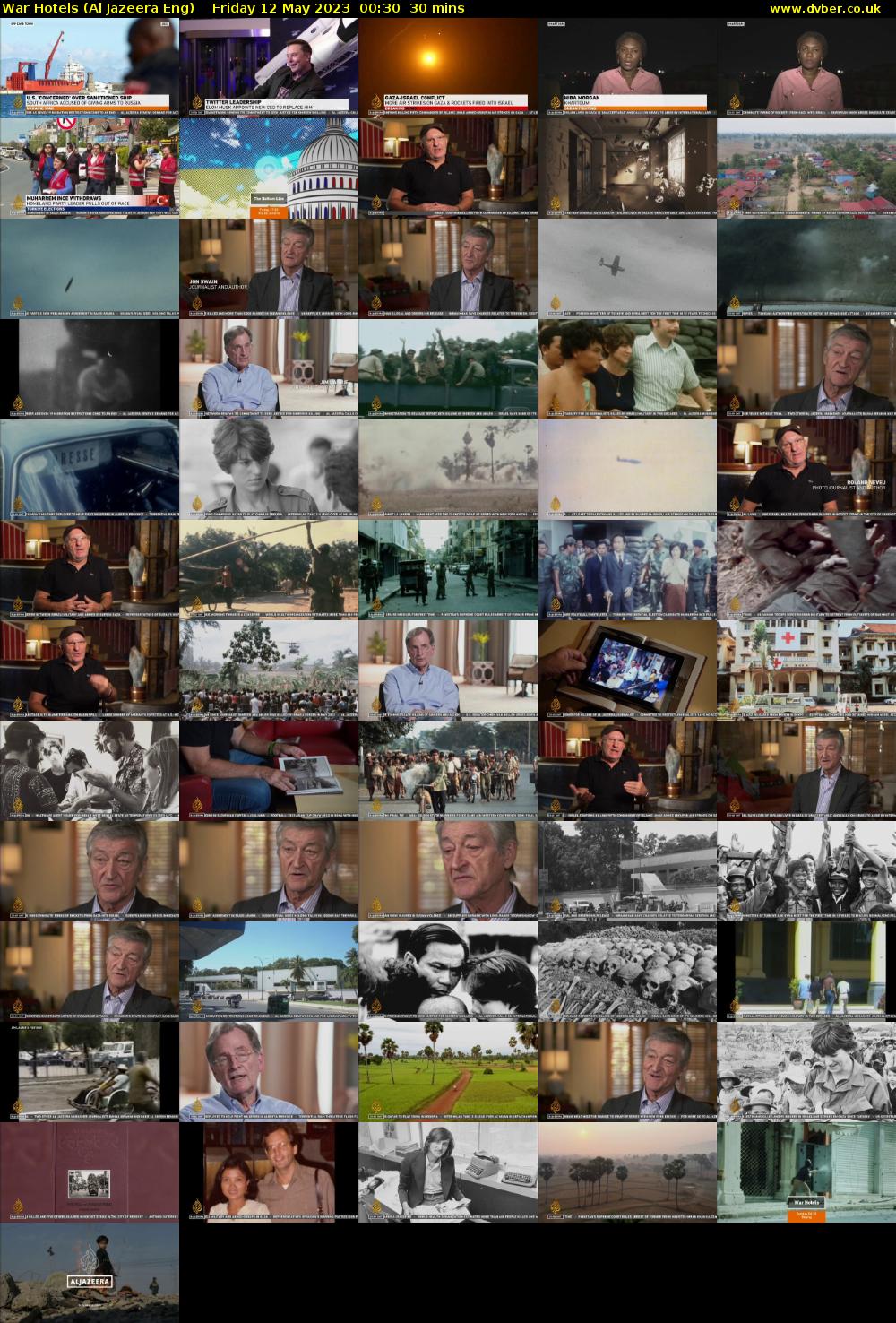 War Hotels (Al Jazeera Eng) Friday 12 May 2023 00:30 - 01:00