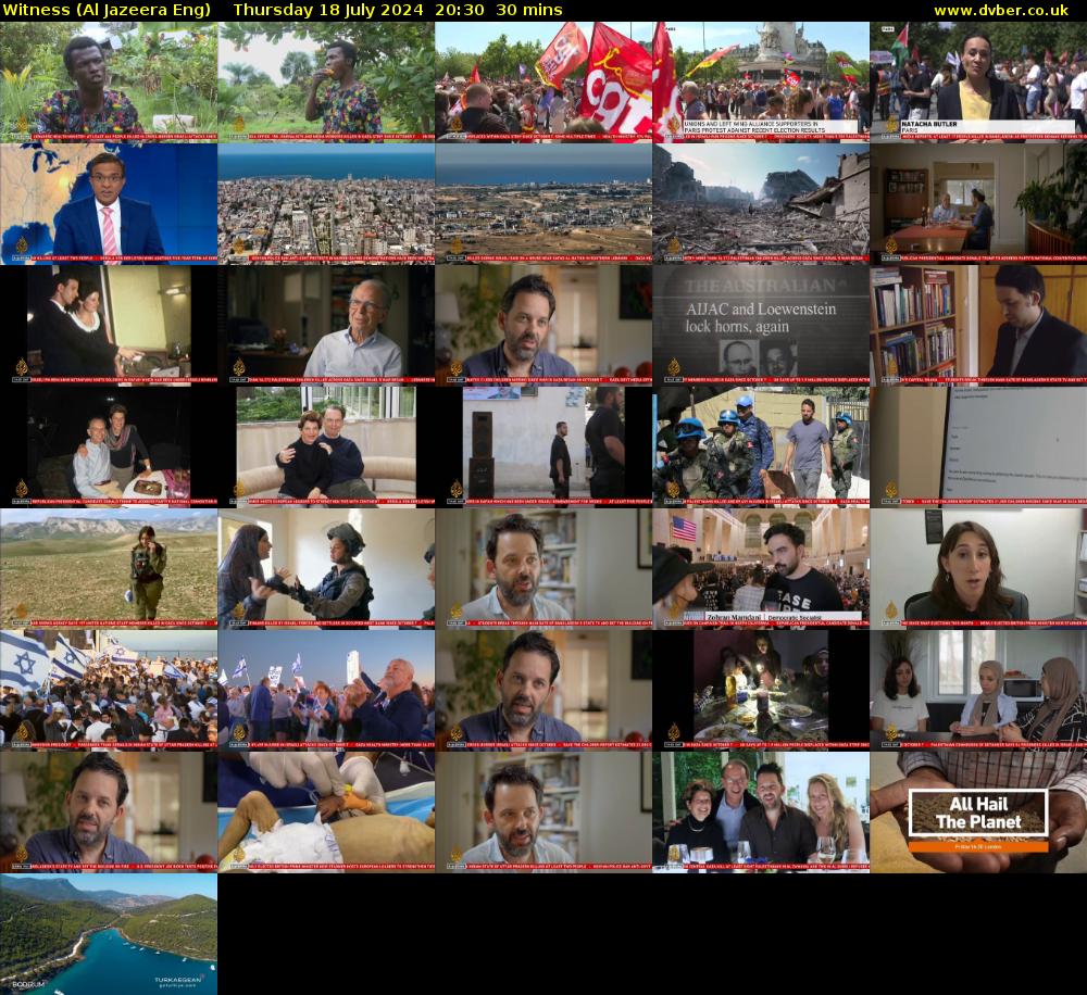 Witness (Al Jazeera Eng) Thursday 18 July 2024 20:30 - 21:00