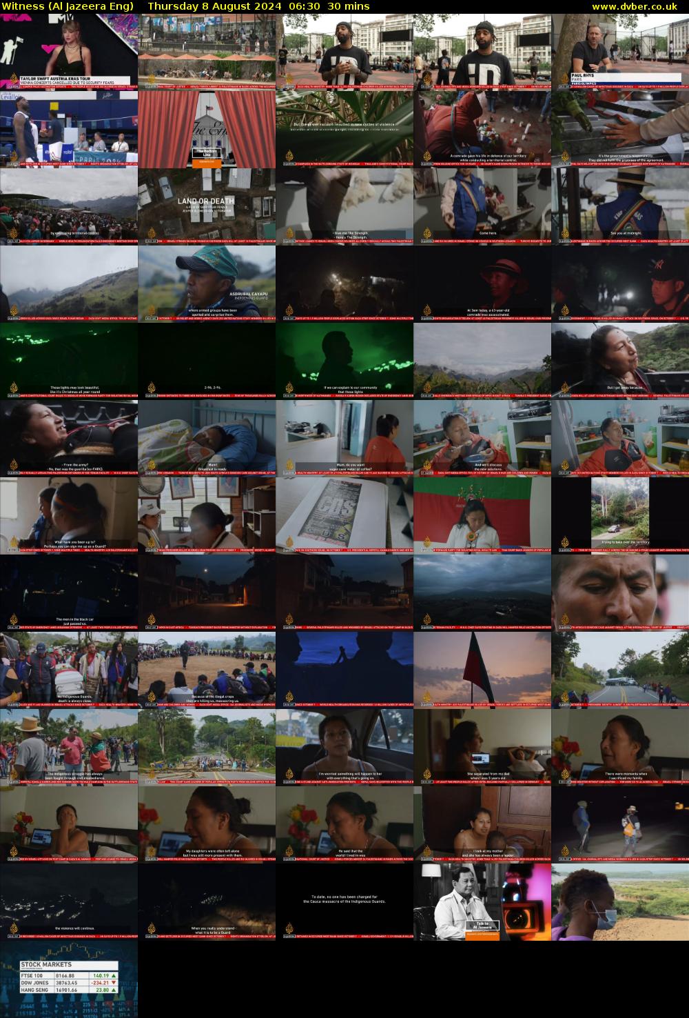 Witness (Al Jazeera Eng) Thursday 8 August 2024 06:30 - 07:00