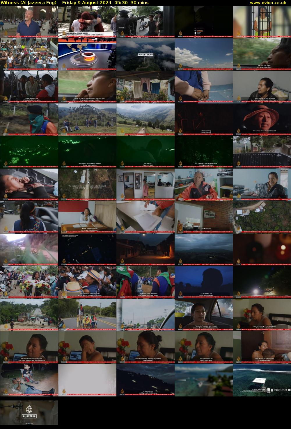 Witness (Al Jazeera Eng) Friday 9 August 2024 05:30 - 06:00