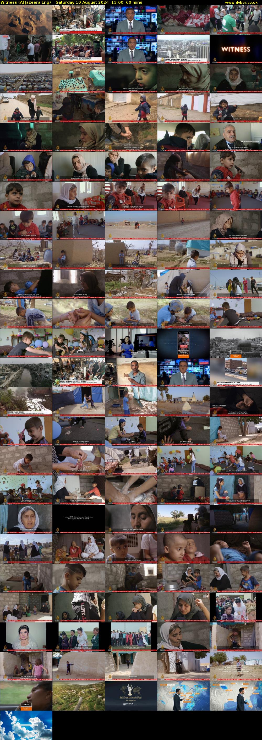 Witness (Al Jazeera Eng) Saturday 10 August 2024 13:00 - 14:00