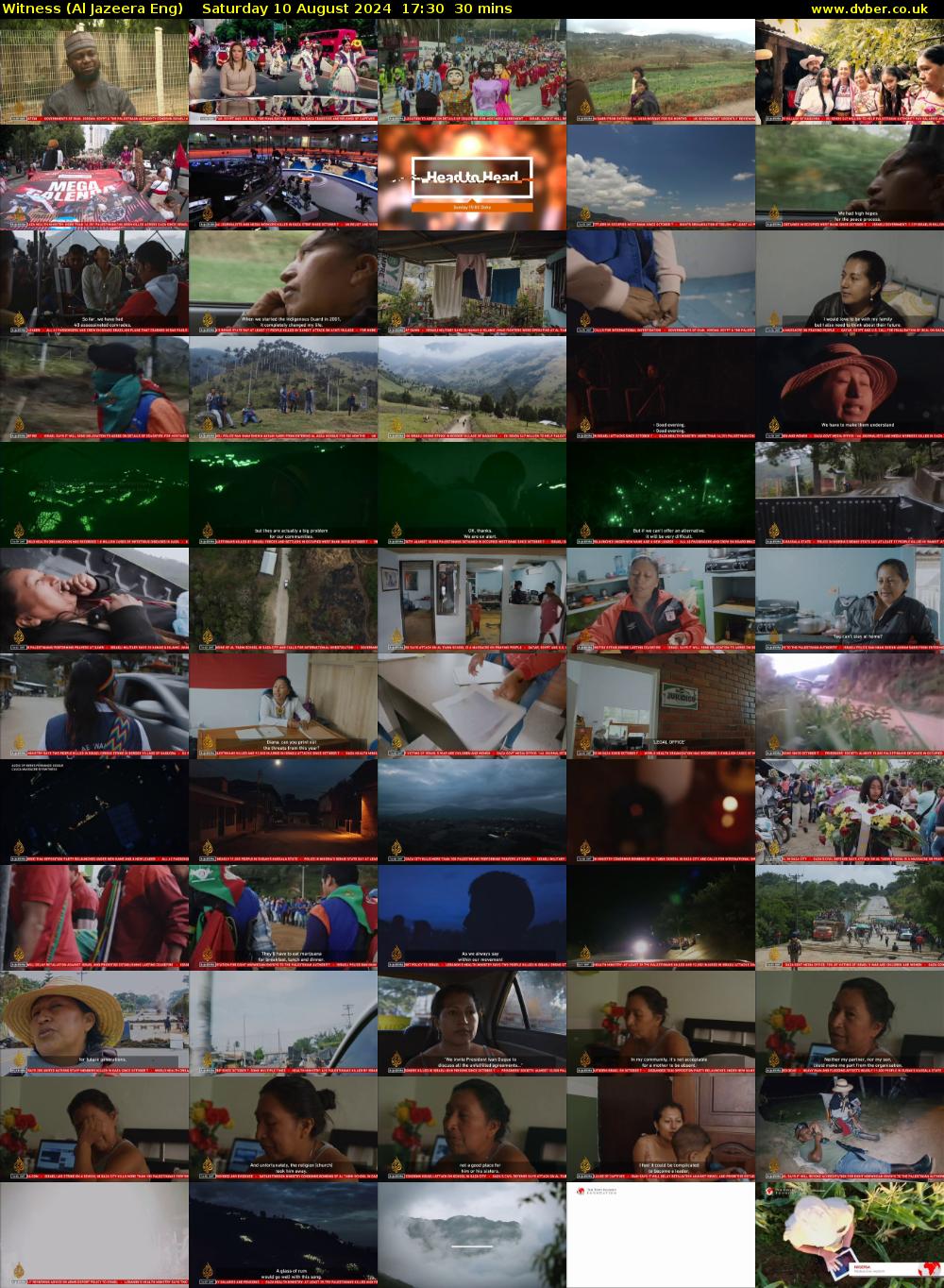 Witness (Al Jazeera Eng) Saturday 10 August 2024 17:30 - 18:00