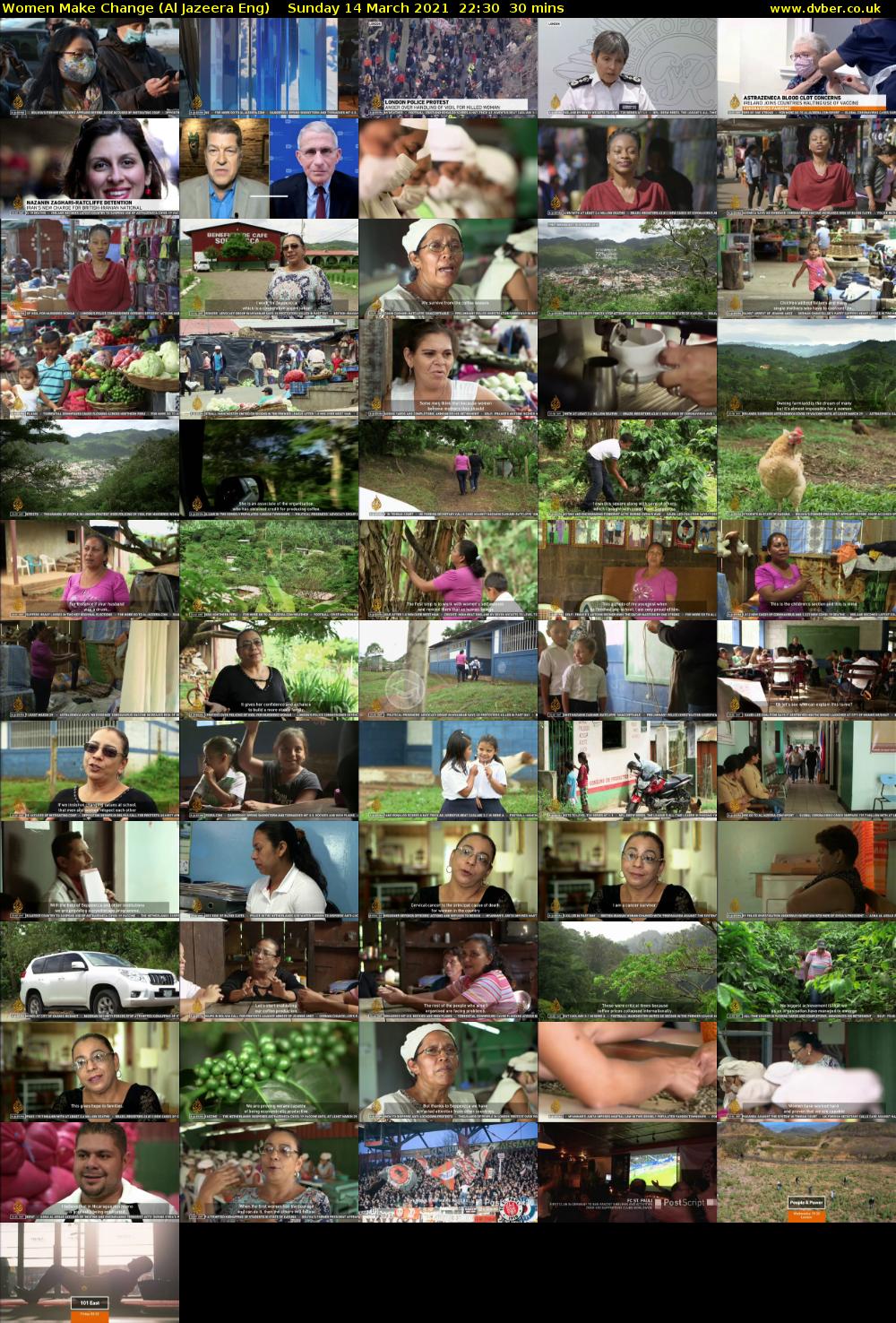 Women Make Change (Al Jazeera Eng) Sunday 14 March 2021 22:30 - 23:00