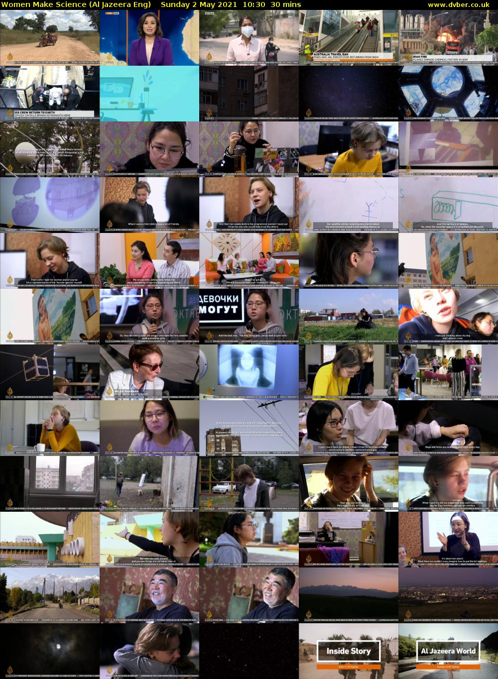 Women Make Science (Al Jazeera Eng) Sunday 2 May 2021 10:30 - 11:00